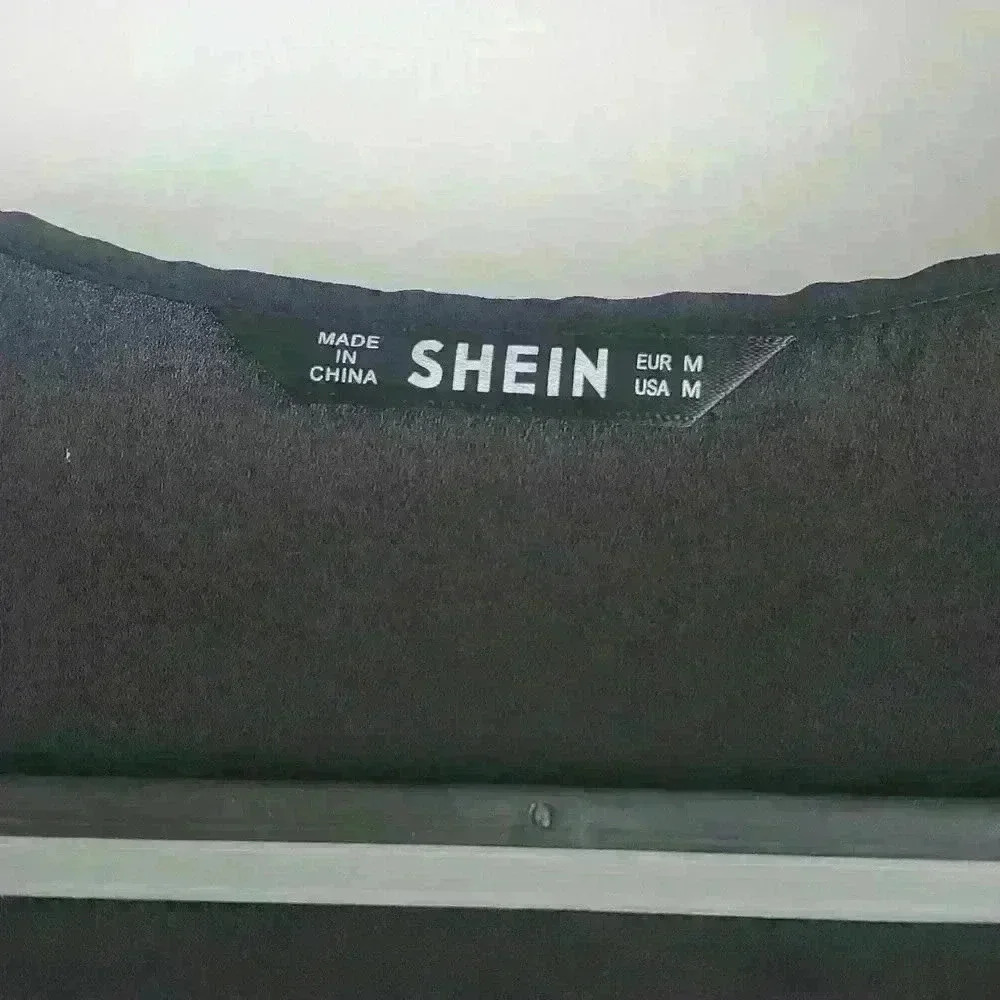 Black sheer cover up by Shein Sz med. - Picture 2 of 3